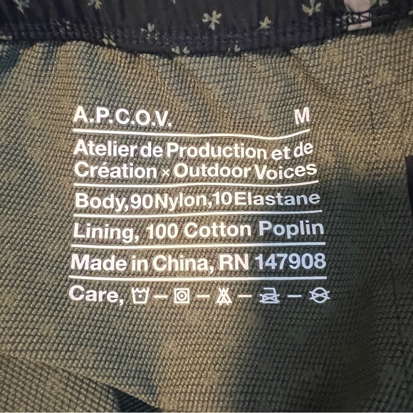 Outdoor Voices x A.P.C. Running Shorts - Picture 5 of 5